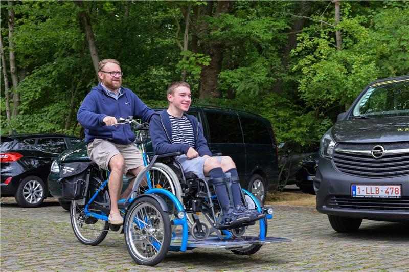 Hij staat gratis gereed voor u: onze rolstoelfiets